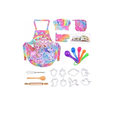 Zestaw Kuchenny dla Dzieci Jednorożec 17 Szt Fartuch Akcesoria do Pieczenia