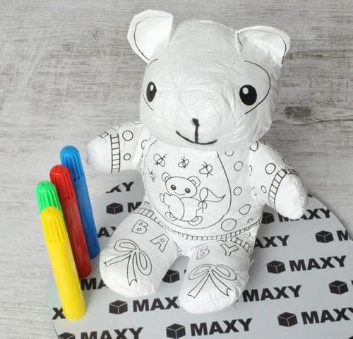 Maskotka do malowania - misiu na Arena.pl