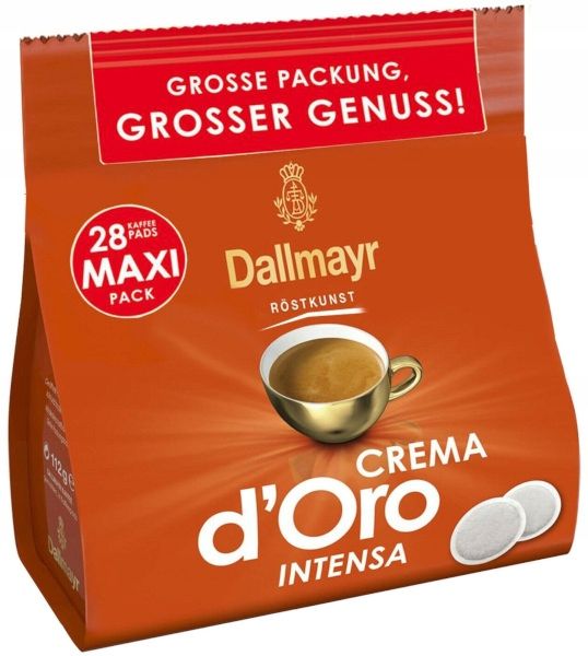Dallmayr Crema d'Oro Intensa Pads 28szt 196g zdjęcie 2