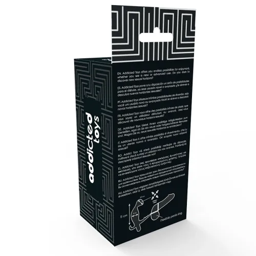 addicted toys plug anatomiczny z podwojnym pierścieniem, czarny, 11,4 cm na Arena.pl