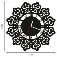 ZEGAR ŚCIENNY RETRO 58cm XXL 128.11