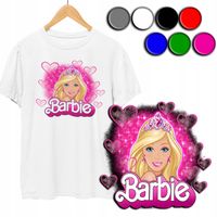 KOSZULKA DZIECIĘCA T-SHIRT Z NADRUKIEM - BARB.IE LALKI LALKA - S 122-128