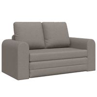 Sofa Bed Ciemnoszary 148 x 71 x 83 cm tkanina