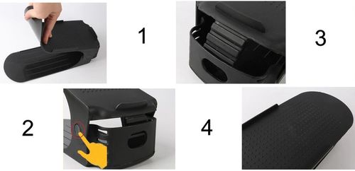 10x ORGANIZER UCHWYT NA BUTY OBUWIE PÓŁKA DO SZAFY na Arena.pl