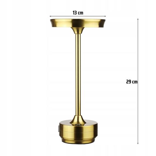 BEZPRZEWODOWA LAMPKA NOCNA DOTYKOWA LED DO RESTAURACJI HOTELU 3 TRYBY na Arena.pl