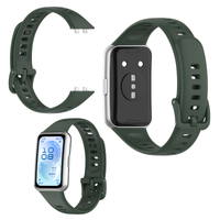 Pasek do Huawei Band 11 / Band 11 Pro silikonowy na zegarek opaska zielony