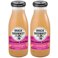 Bracia Sadownicy Tłoczone jabłko z marakują 250 ml x 2 sztuk
