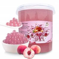 BRZOSKWINIA Bubble Tea kulki- popping boba 3 kg | Kawior do herbaty deserów
