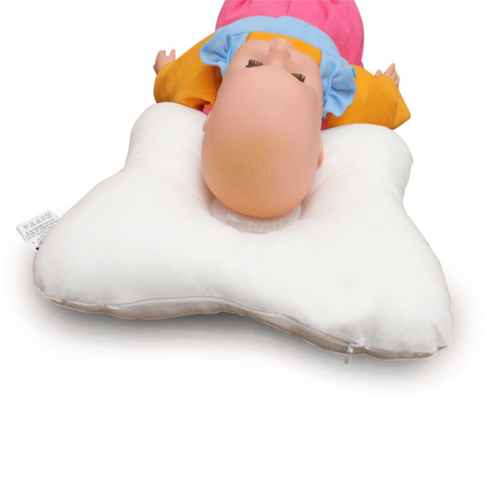 Poduszka ortopedyczna dla niemowląt na płaską główkę Good Head | Biała | L na Arena.pl