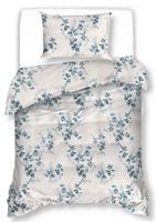 Pościel Z Mikrofibry 140X200 Niebieskie Kwiaty 20173