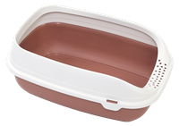 Kuweta dla kota otwarta CLEANSTEP BPA FREE SMALL brązowa 43x31x16cm MPS