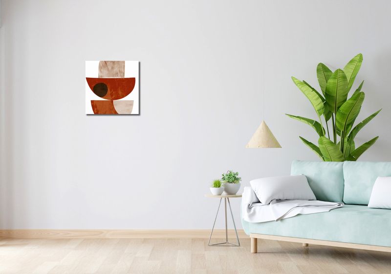 Obraz 40x40cm Ziemista Warstwa zdjęcie 2