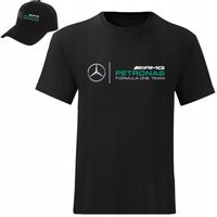 KOSZULKA MĘSKA MERCEDES AMG F1 TEAM M + CZAPKA