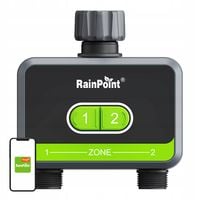 RainPoint Sterownik Nawadniania 2-Strefowy z Aplikacją Tuya i Hubem BT 5.0