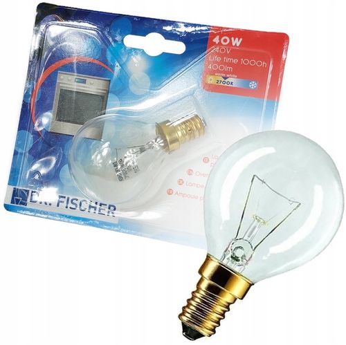 Żarówka 40W do piekarnika Bosch 300° E14 dr.Fisher na Arena.pl