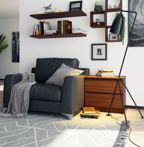 SZAFKA NOCNA K 60 cm 2 SZUFLADY WENGE na Arena.pl