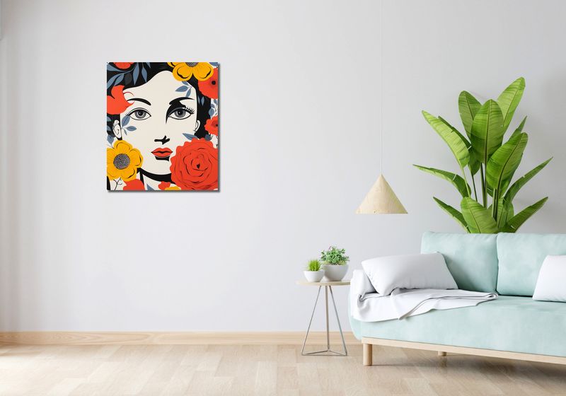Obraz 60x70cm Kwiatowa Aura zdjęcie 2