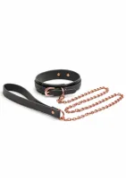 ns novelties bondage couture collar & leash elegancki komplet