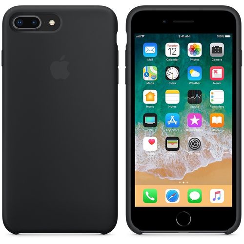 Apple iPhone 8 Plus / 7 Plus Silicone Case - Black na Arena.pl