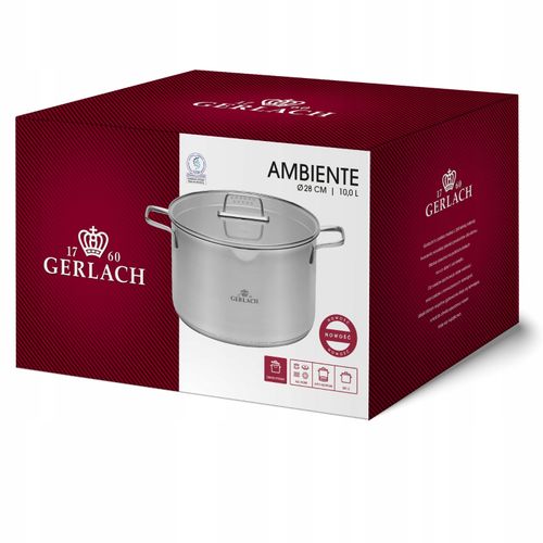 Garnek GERLACH Ambiente 28 cm na Arena.pl