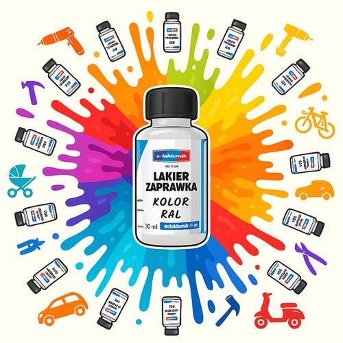 lakier zaprawkowy zaprawka samochodowy ral 4008 fioletowy sygnałowy 50 ml na Arena.pl