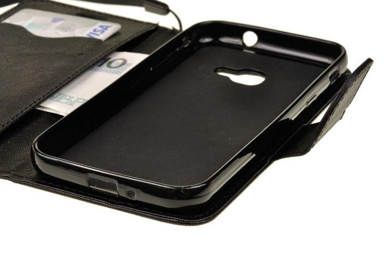Etui portfel Fancy Case do Samsung Galaxy Xcover 4 / 4S czarny na Arena.pl