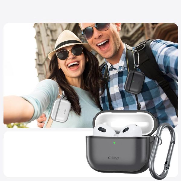 tech-protect magmat apple airpods pro 3 matte black zdjęcie 7