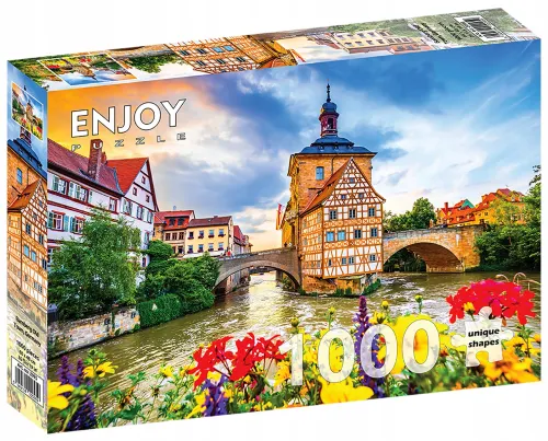 Puzzle ENJOY 1000 elementów Stare Miasto w Bambergu, Niemcy 02095 na Arena.pl