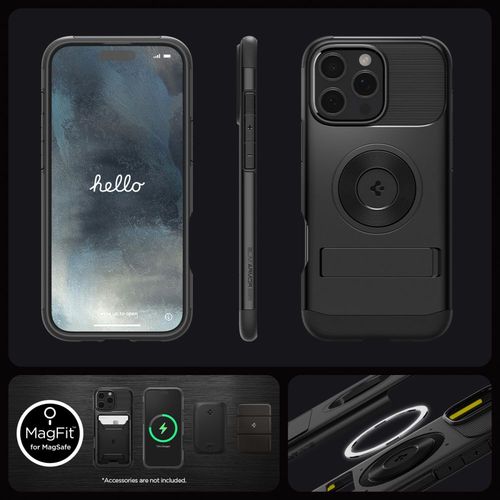 spigen slim armor mag magsafe iphone 16 pro black na Arena.pl