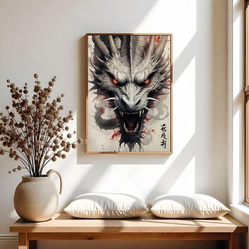 Plakat smok dragon 40x50 cm na Arena.pl