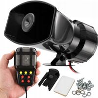 SYRENA 7 TON POLICYJNA FANFARA MEGAFON 100W GŁOŚNA