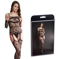 Seksowne Bodystocking Na Ramiączkach, Otwarte W Kroku