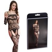 Seksowne Bodystocking Na Ramiączkach, Otwarte W Kroku