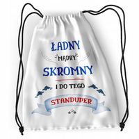 Plecak Dla Standupera Sportowy Szkolny Worek Z Nadrukiem Ze Zdjęciem