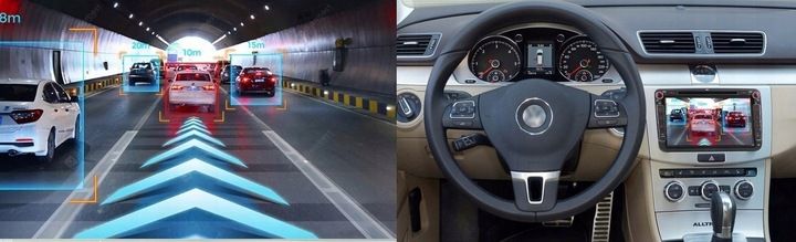 REJESTRATOR JAZDY DO RADIA USB ADAS ANDROID 1280P zdjęcie 3