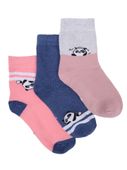 Skarpety dziewczęce frotte panda 3PAK 31-34 YOCLUB