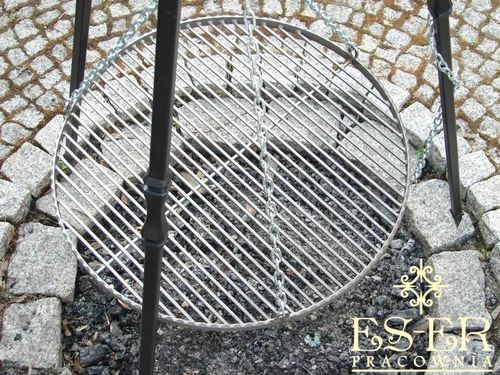 Ruszt do grilla wiszącego - stalowy - okrągły - 60 cm ES-ER na Arena.pl