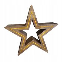 Gwiazda Led drewniana 34 cm Lightzone