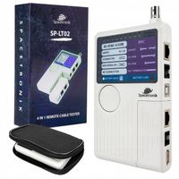 Wielofunkcyjny Tester Kabli Sieciowych LAN RJ45 RJ-11 USB i BNC SP-LT02