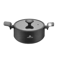 GARNEK GERLACH Z POKRYWĄ ALUMINIOWY NON-STICK INDUKCJA GAZ WINGS 20CM 2,9L