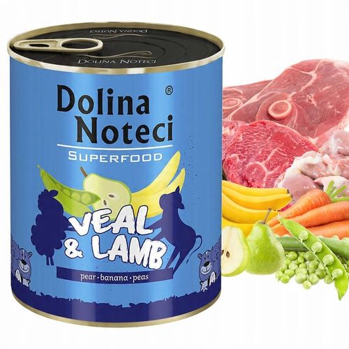 DOLINA NOTECI SUPERFOOD Karma mokra dla psa MIX Smaków 10 x 800g bezzbożowa na Arena.pl