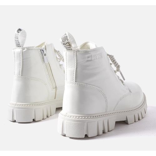 Białe lakierowane botki Big Star r.34 na Arena.pl