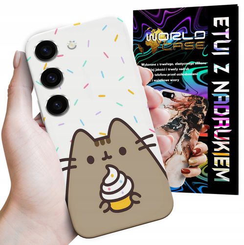 ETUI CASE DO SAMSUNG S23 - SŁODKI KOTEK KOT OBUDOWA PLECKI na Arena.pl