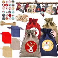 KALENDARZ ADWENTOWY DLA CHŁOPCA DIY WORECZKI WISZĄCY ŚWIĘTA ZESTAW 24 DNI