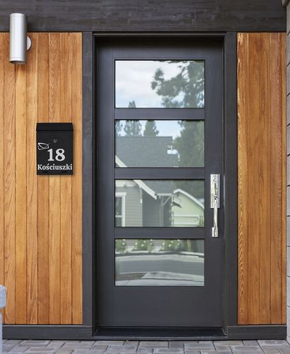 SKRZYNKA POCZTOWA NA LISTY POCZTĘ Z NUMEREM DOMU NAZWĄ ULICY NAPIS na Arena.pl