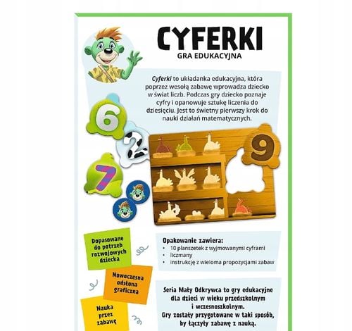 gra cyferki mały odkrywca trefliki 02810 na Arena.pl