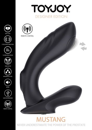 Mustang Prostate Massager Black na Arena.pl