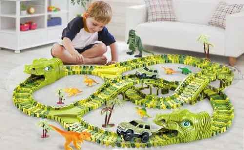 Tor Wyścigowy Dinozaur Dino Park 271 el. XXL 360cm na Arena.pl