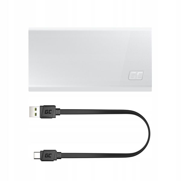 Green Cell Powerbank 20000mAh 22.5W Biały PowerPlay20s 3x USB-C PD QC 3.0 zdjęcie 3