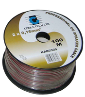 KAB0334 Kabel glosnikowy 1,5mm czarny